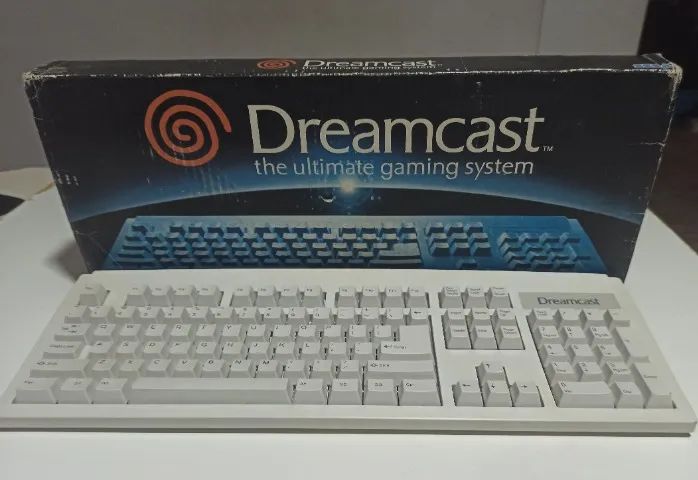 Teclado de Dream Cast em perfeito estado com caixa, completo, aceito cartão - Foto 4