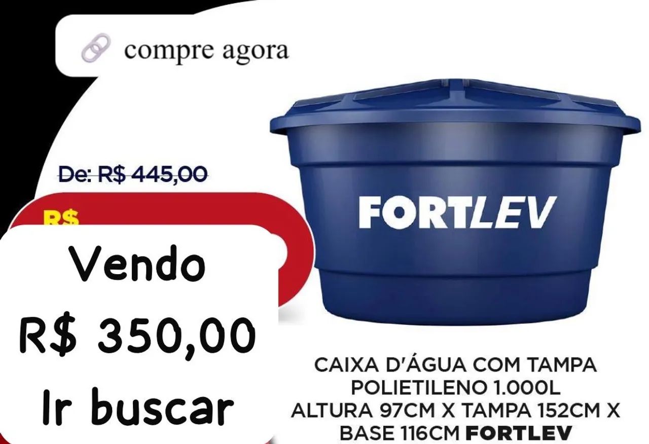 Caixa d?água fortlev