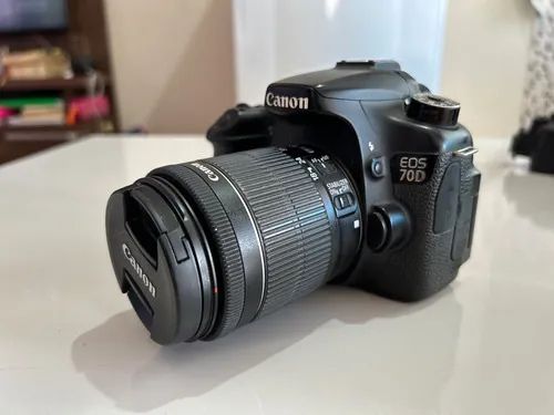 Câmera Canon EOS 70D DSLR Lente 18-55
