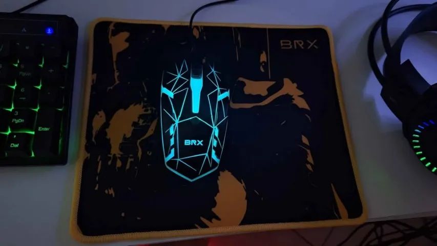 Kit gamer com headset, mouse, mousepad e teclado - Foto 5