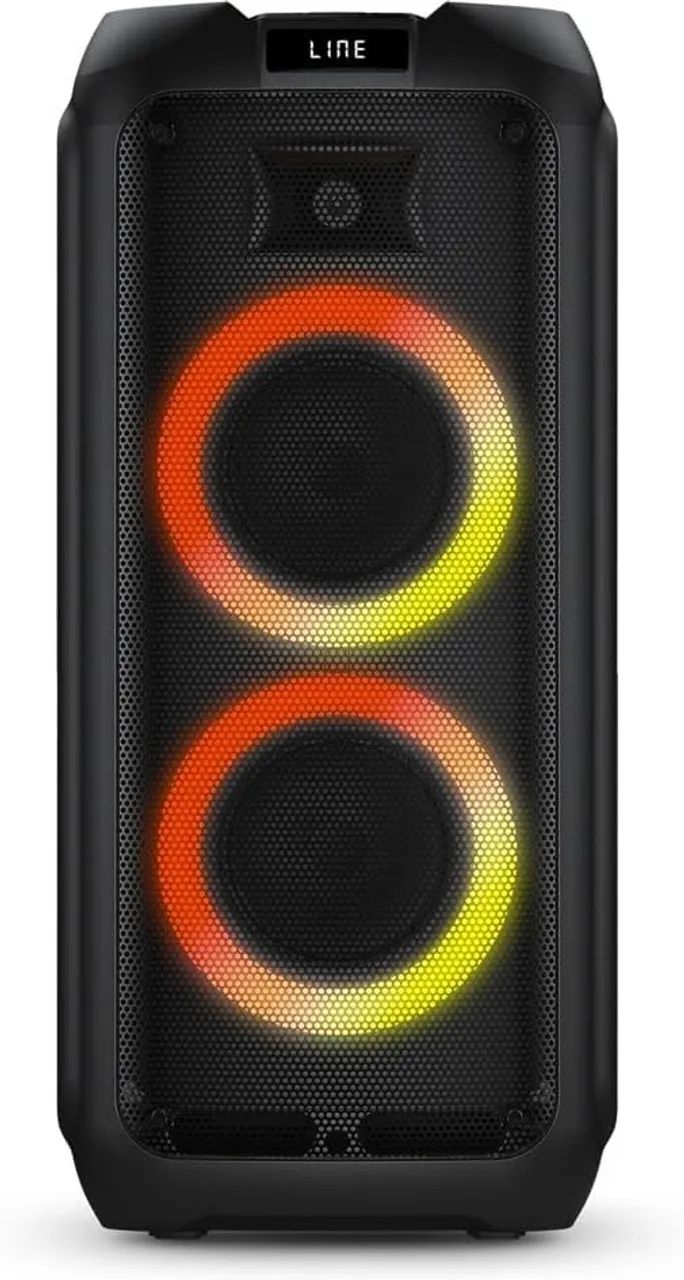 Party Speaker Philips bluetooth com luzes de led