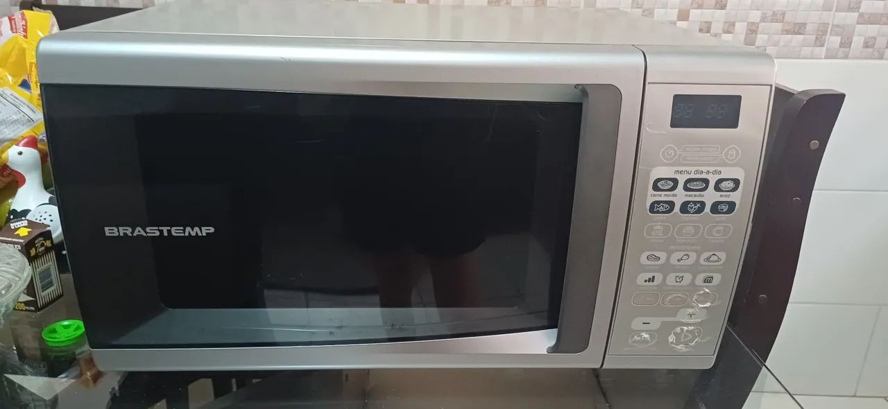 Microondas brastemp inox 30l