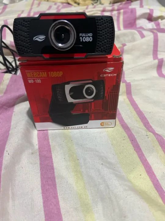 Web cam 1080p cbtech Wb 100 nova na caixa tenho 8 unidades 