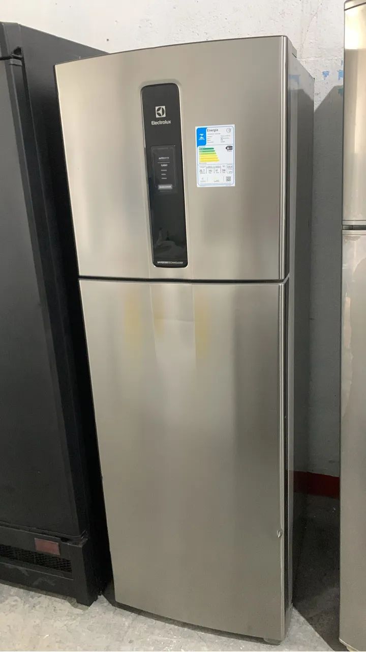 Geladeira Inox Autosense 390 Litros Frost Free Electrolux - Entrego  - Foto 2