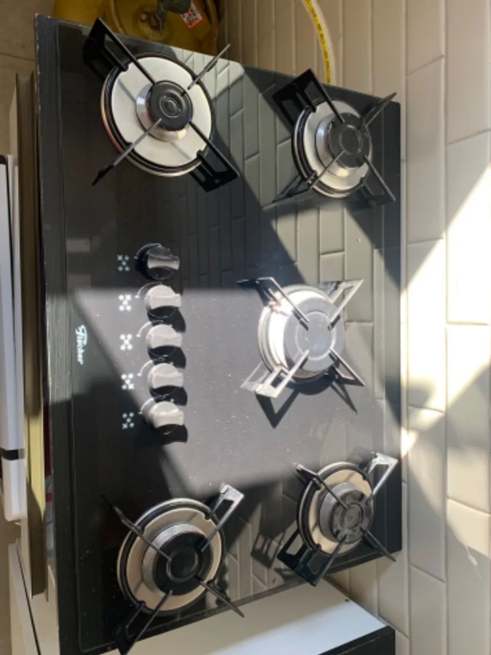 Fogão cooktop 5 bocas com armário MDF - Foto 3