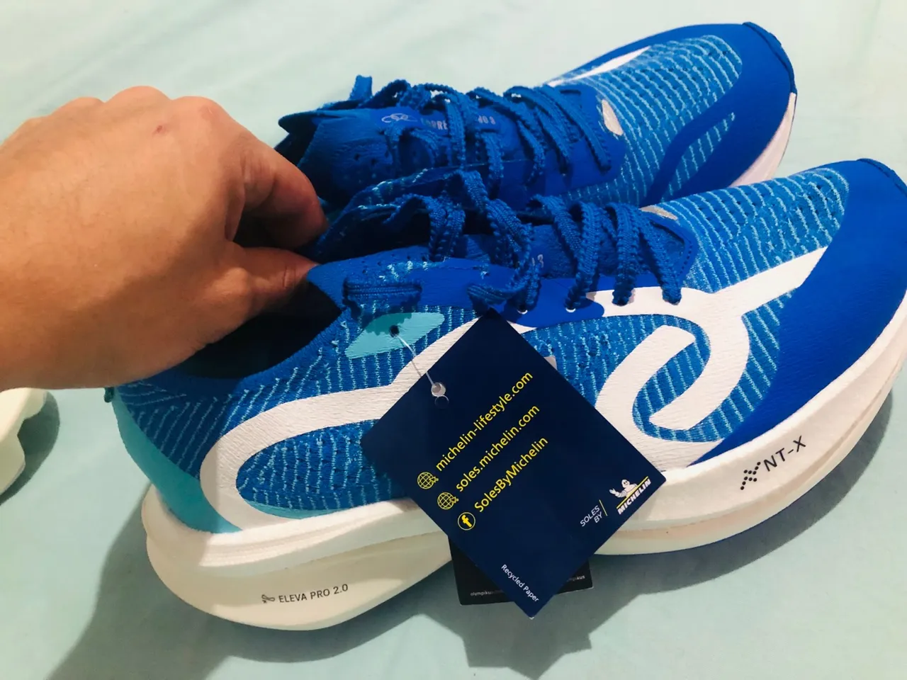 Tênis Esportivo Azul Michelin NT-X - Novo!