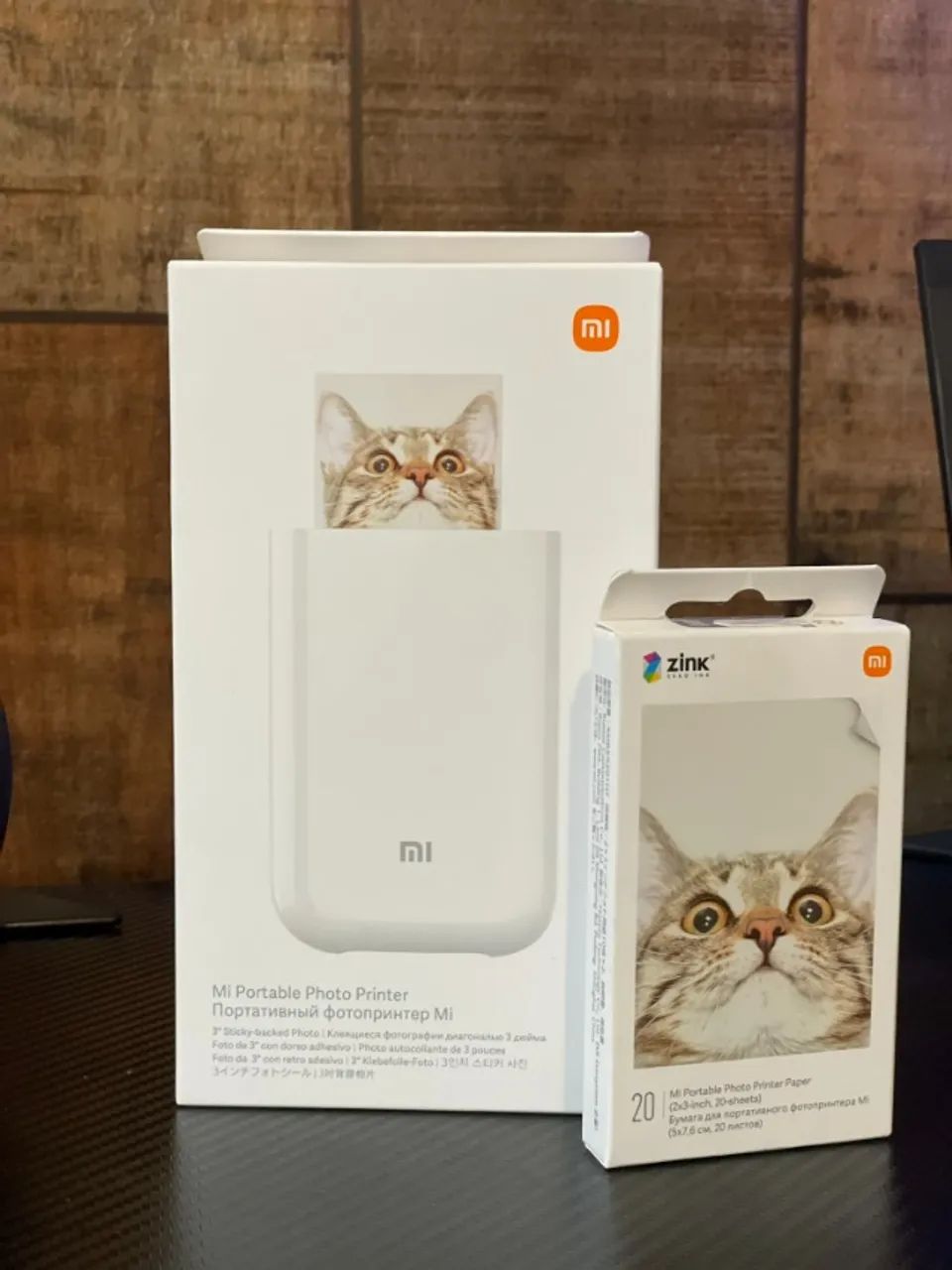 Kit Impressora Fotográfica Portátil + 25 Papéis Para Foto Xiaomi