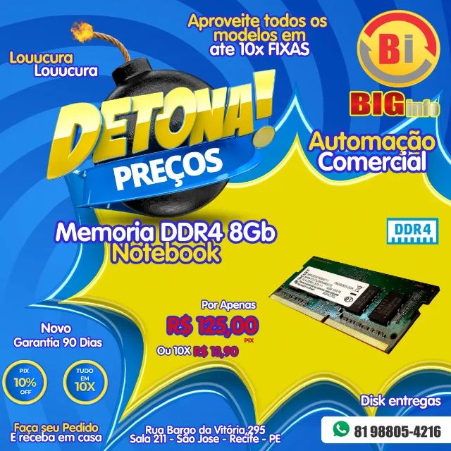 RAM Memory for Laptop, 8GB, New - Warranty64317908177794120