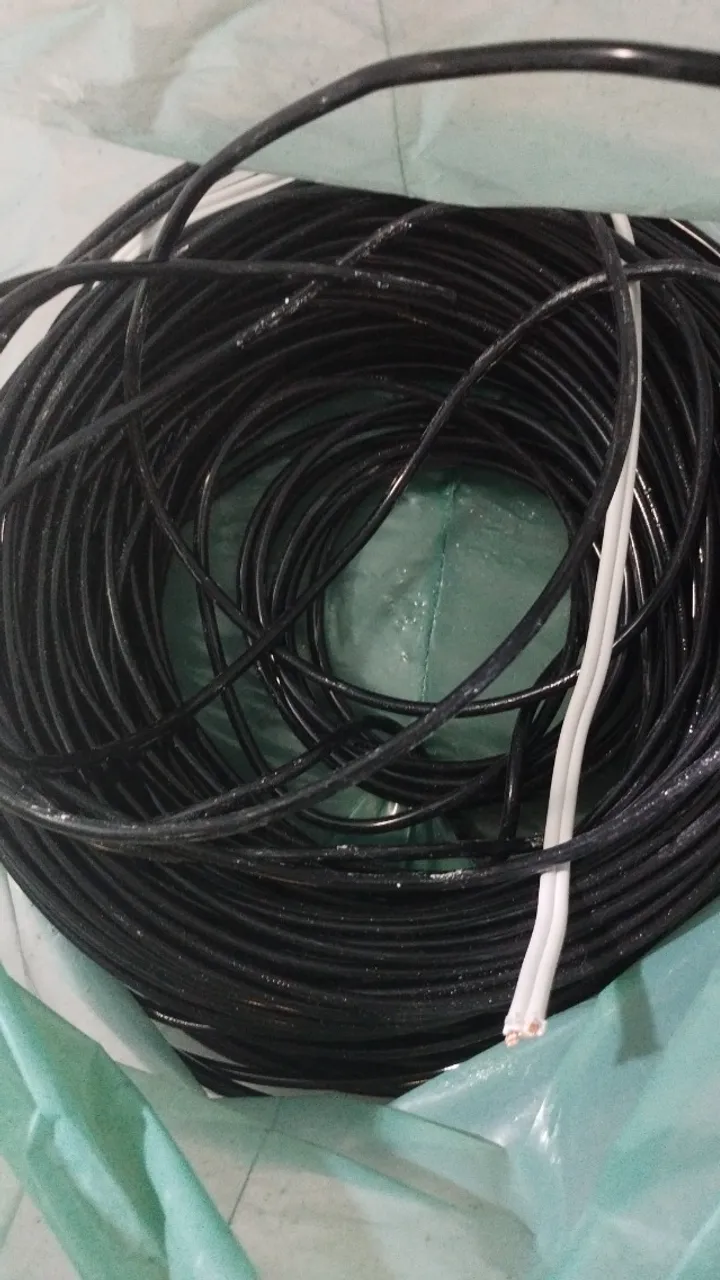 40m de fio 4mm - 25m de fio 2.5mm -
