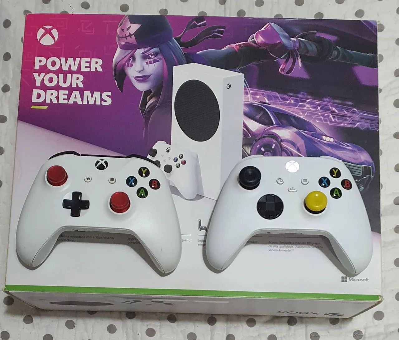 Vendo console super conservado XBOX SERIES S + 2 CONTROLES+ 2 EXAUSTORES+CAIXA ORIGINAL.  - Foto 2