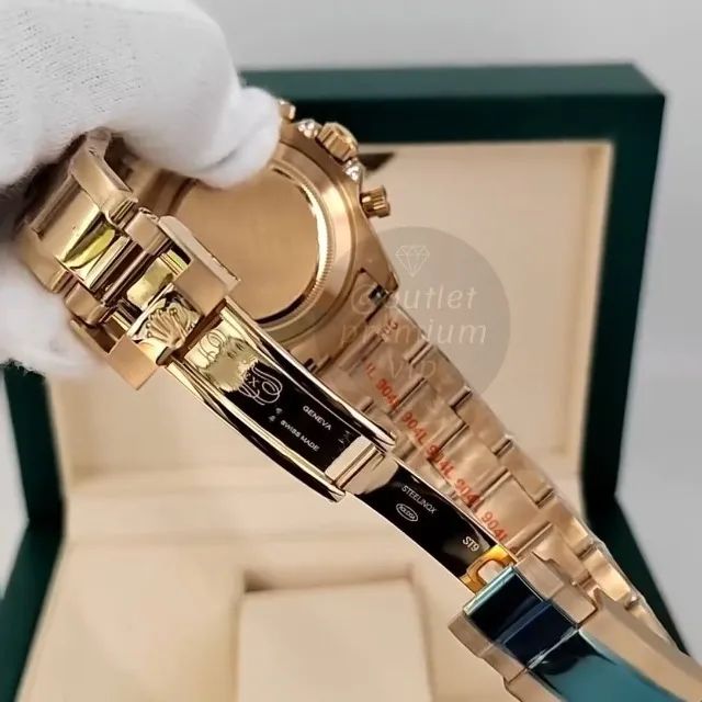Relogio Rolex Cosmograph Daytona Cravejado - Foto 3
