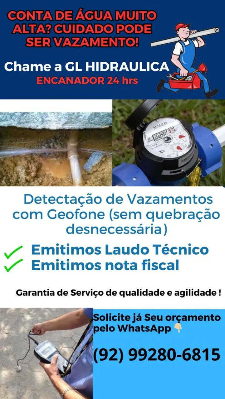 ENCANADOR MANAUS_ // SERVIÇOS HIDRÁULICOS