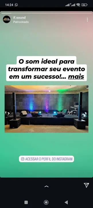 Som profissional para eventos!