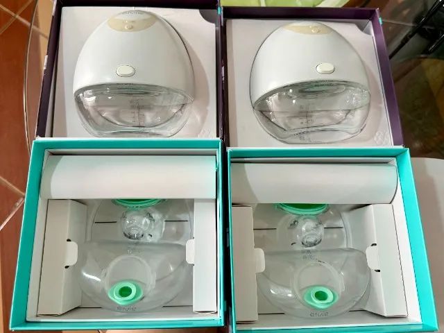 Extratora de leite Elvie Pump e Flanges Elvie