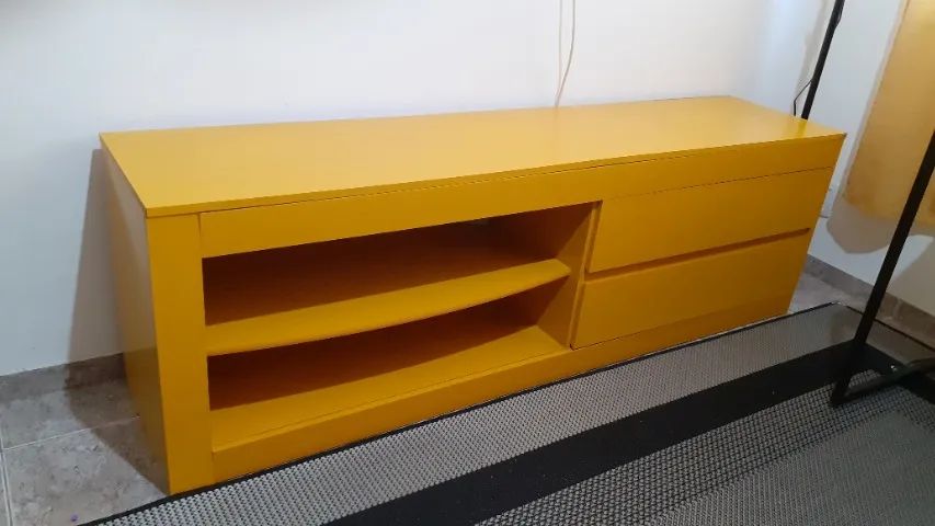 Rack retrô amarelo 2 gavetas65576102425346121