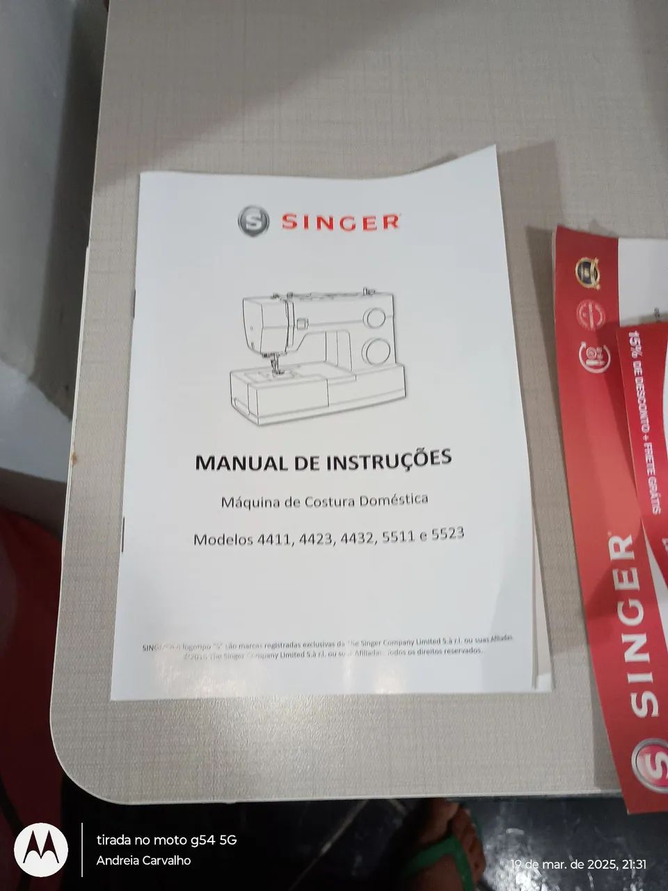 Máquina de Costura Singer Facilita Pro - Foto 4