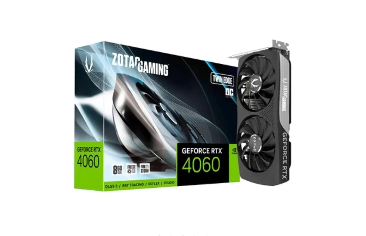Placa de Vídeo Zotac GeForce RTX 4060 8GB