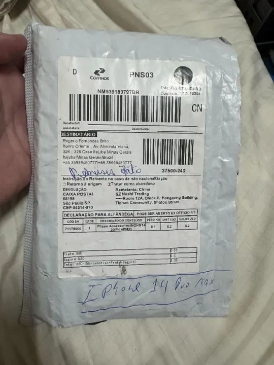 Vendo bateria da marca Nohon, para o iPhone 14 Pro Max, lacrada, 1a linha - Foto 5
