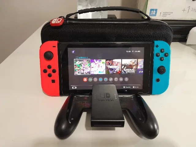 Nintendo Switch V1 - É possível desbloquear via software