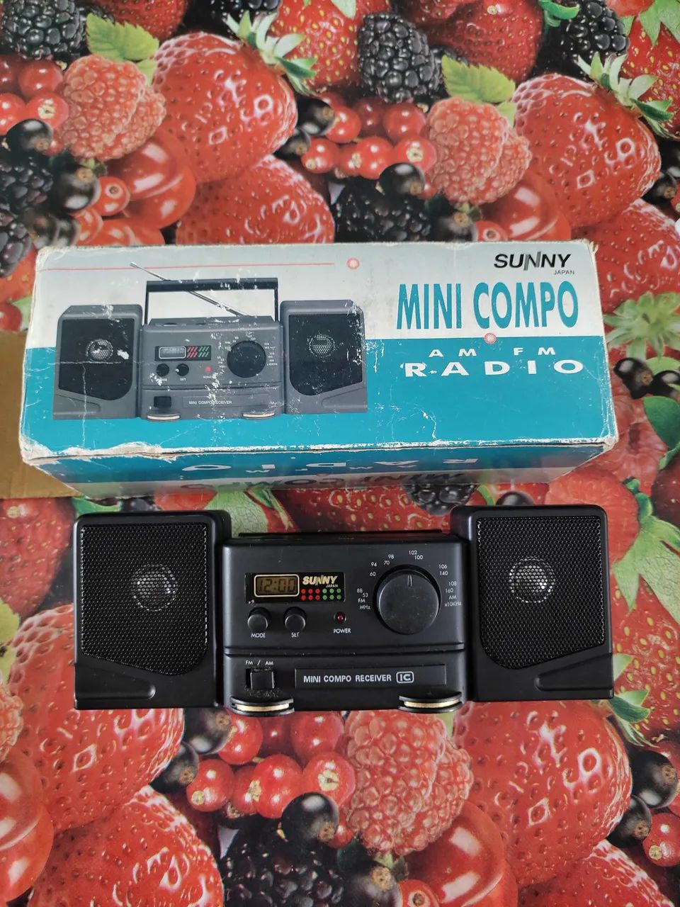 Rádio Portátil Sunny Mini Compo AM/FM