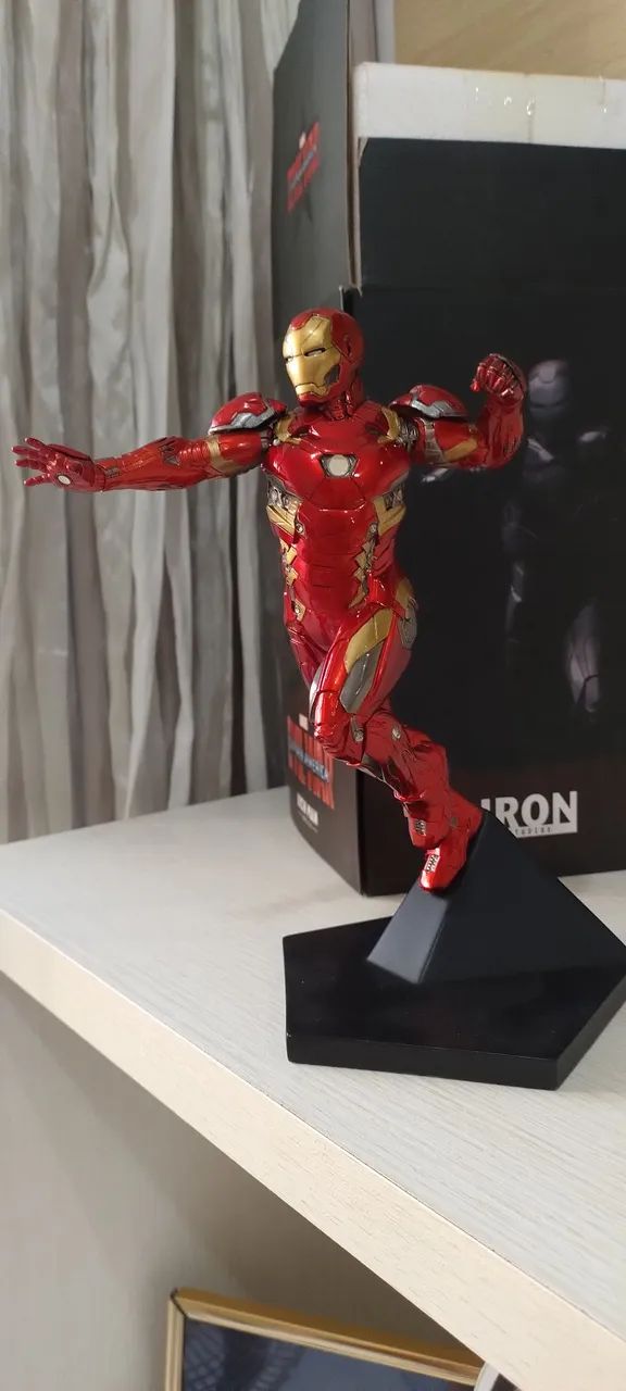 Estátua Iron Studios - Iron-Man Guerra Civil 1/10 - Foto 3