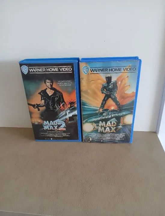 Fitas Vhs Mad Max 1 e 2 - Mel Gibson - Rarissimas