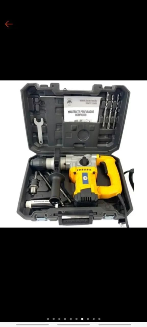 Martelete 5kg Novo 110v com Acessórios - Foto 2