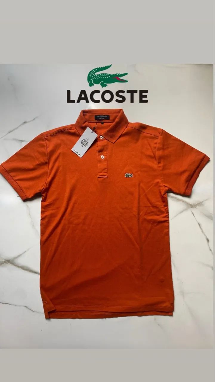 Camiseta Polo Lacoste 1º Linha