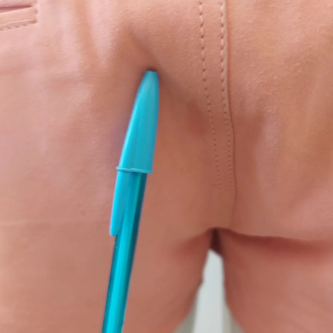  A.Brand short de couro legítimo  - Foto 4
