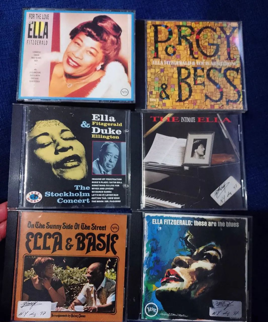 Coleção de 6 CDs Ella Fitzgerald.