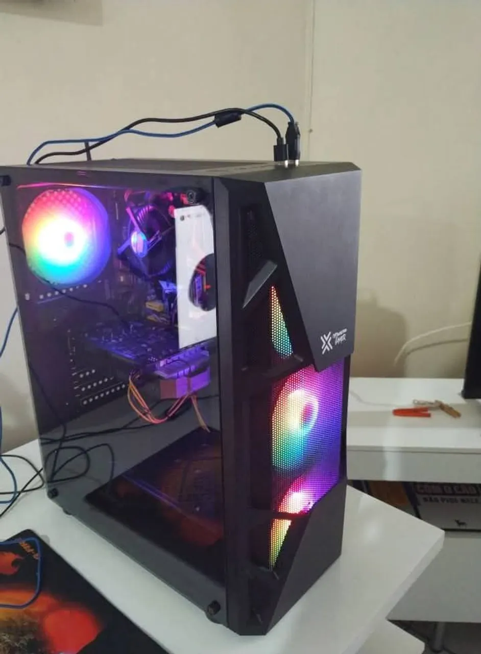 Pc Gamer Bravus com Monitor Gamer LG e Acessórios