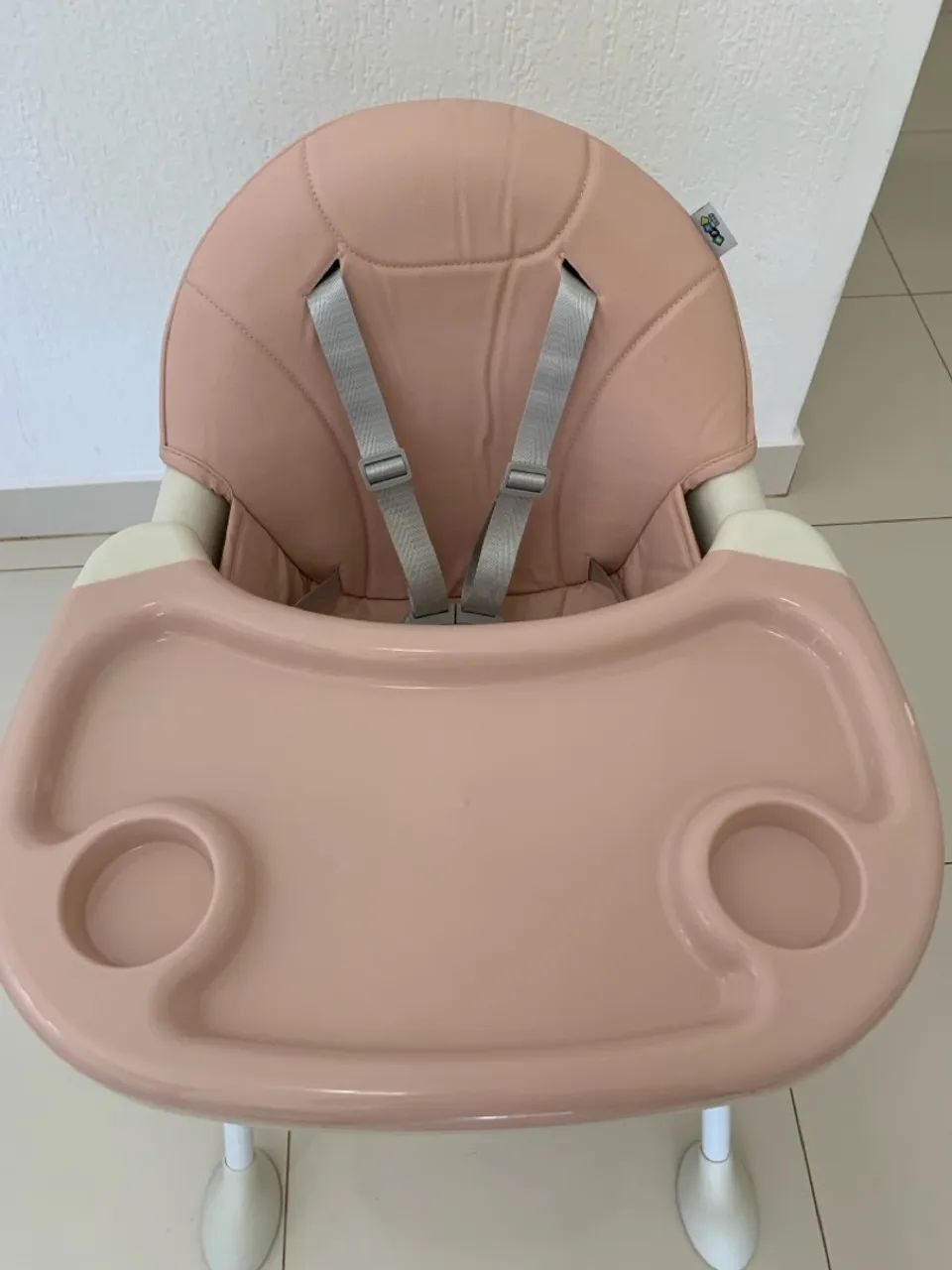 Cadeirinha de Alimentação Bebê - Rosa - Foto 3