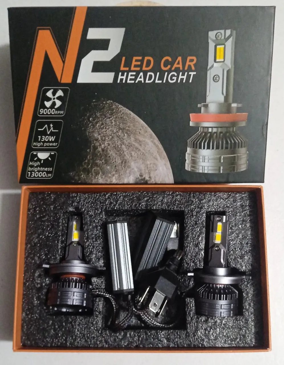 Farol LED Car Headlight N2 - Alta Potência e Brilho