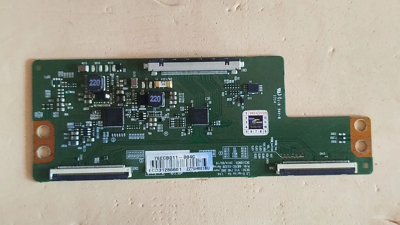 Placa t-com TV LG 49LJ5500 testada funcionando 