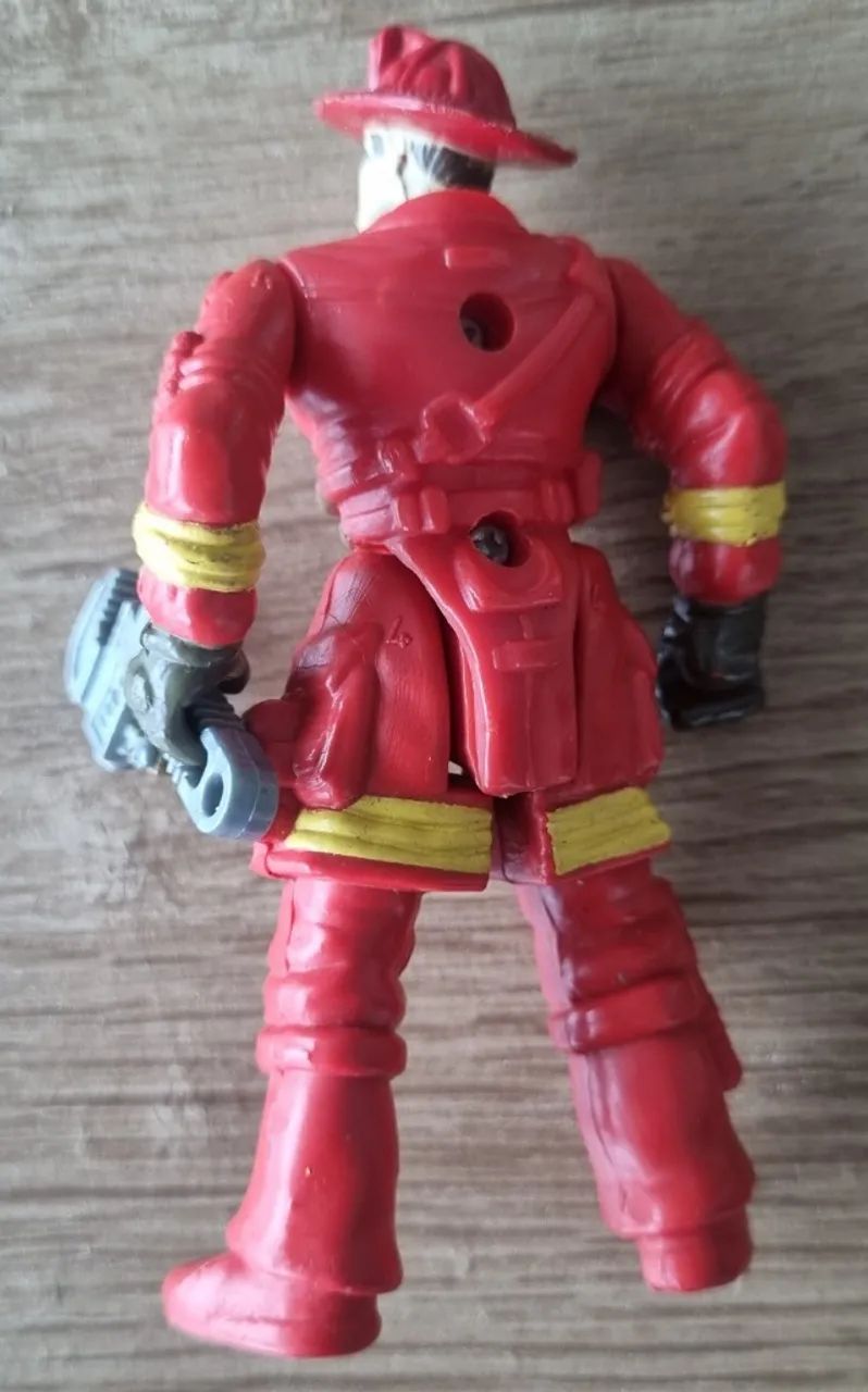 Boneco - Chap Mei - Bombeiro - 10cm - Foto 2
