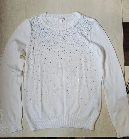 blusa com pedraria tamanho 8
