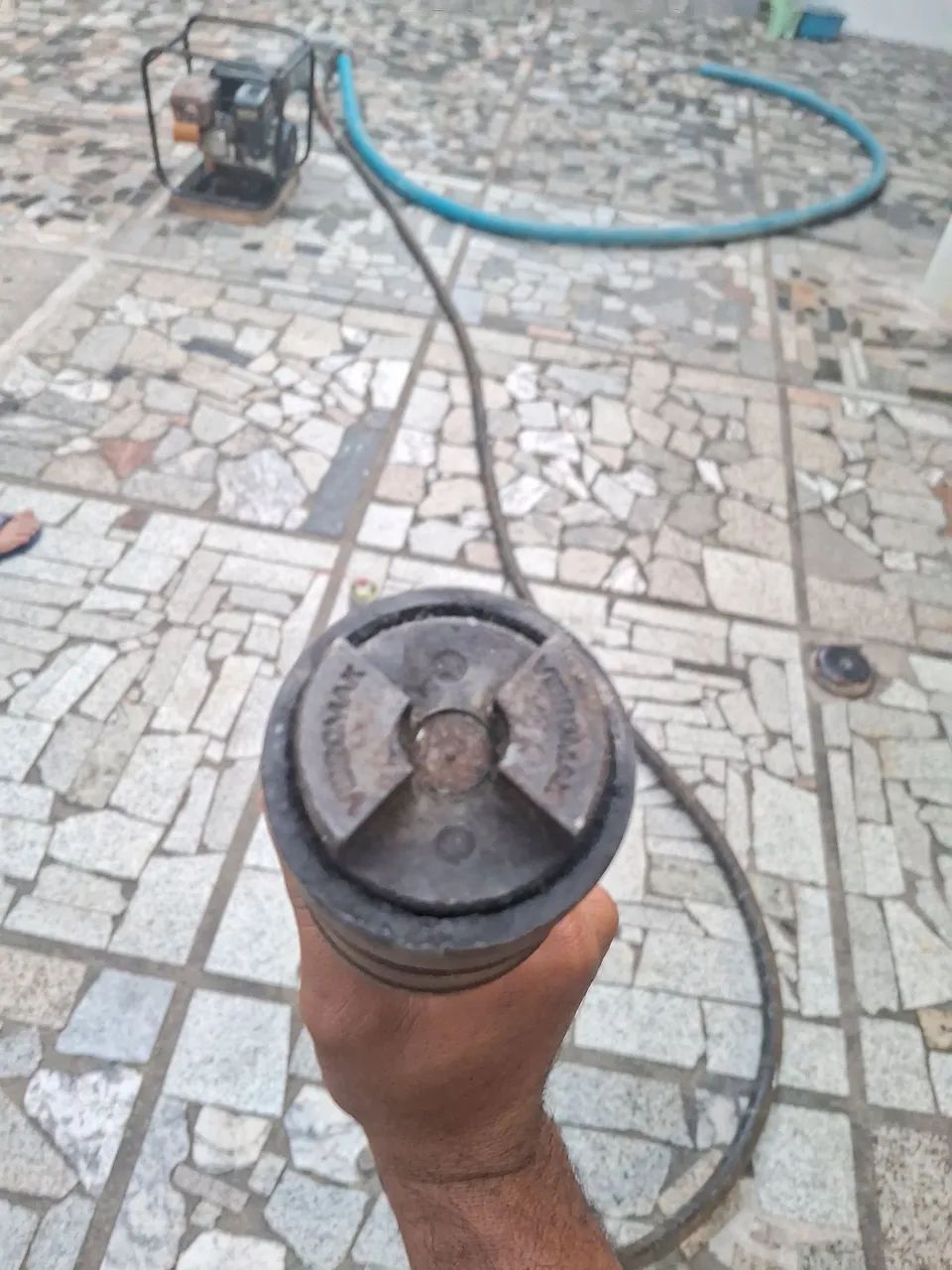 Motor bomba  e bomba mangote completo - Foto 6