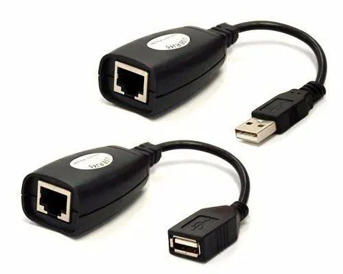 Extensor RJ45 para USB Macho e Fêmea -Extensor de Mouse -Loja Coimbra Computadores Entrega - Foto 3