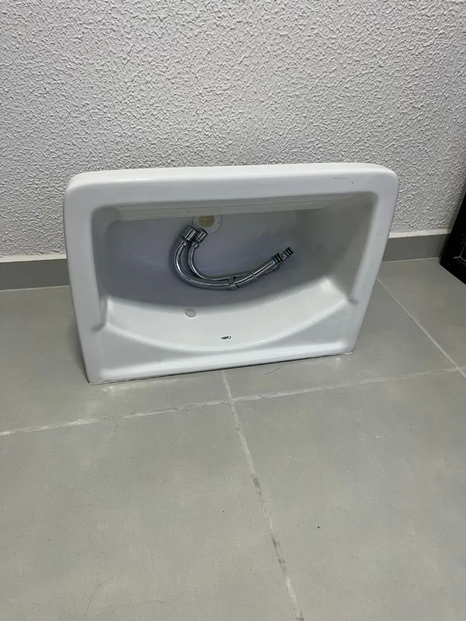 Tanque Celite Louça branco 20 litros 52x37cm
