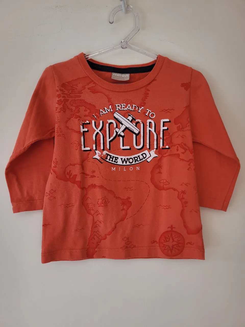 Camisa Manga Longa Infantil Milon