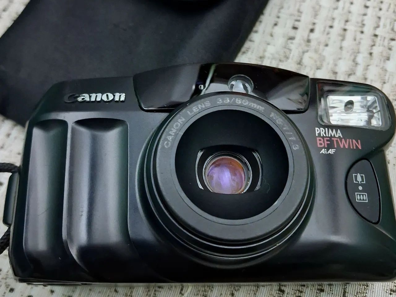 Câmera Fotográfica Canon Prima BF Twin AIAF  Analógica Premium! - Foto 2