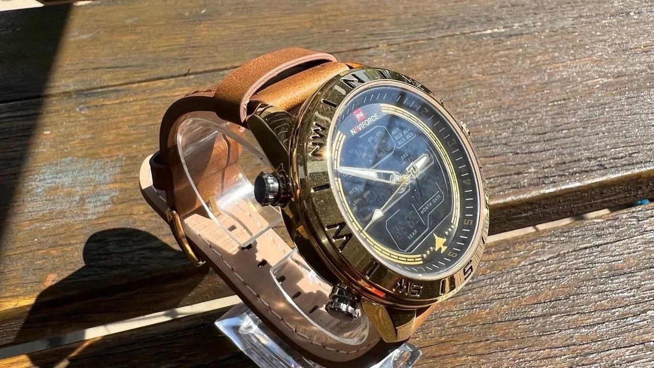Relógio Naviforce Dourado - Elegância e Funcionalidade
