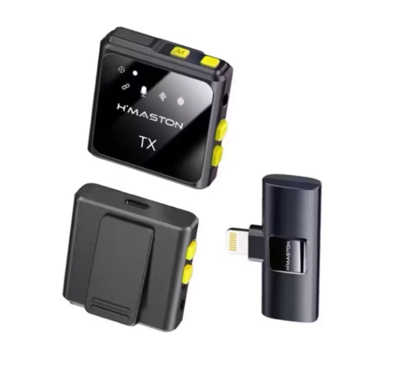 Kit Microfone Sem Fio HMAston - Transmissor Duplo + Receptor - Foto 2