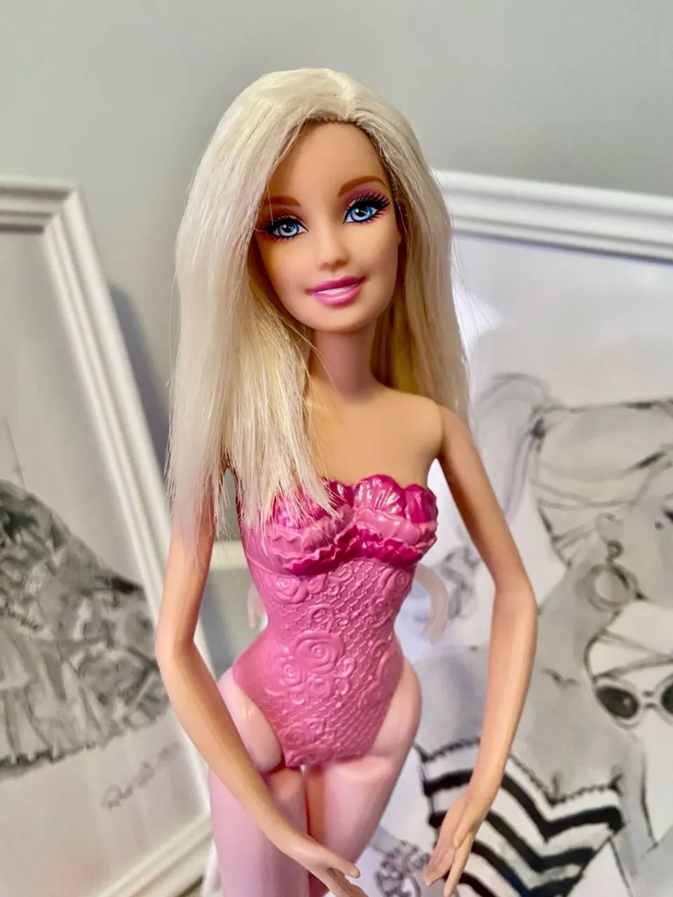 Boneca Barbie Bailarina Rosa - Foto 2