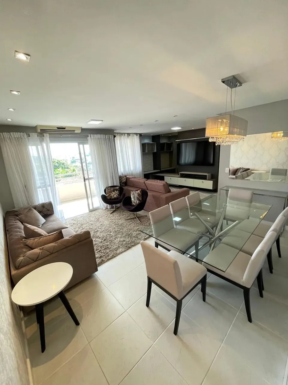 Evidence Ponta Negra/112m2 / 100% mobiliado/ 3 dorm sendo 1 suite/ Varanda gourmet