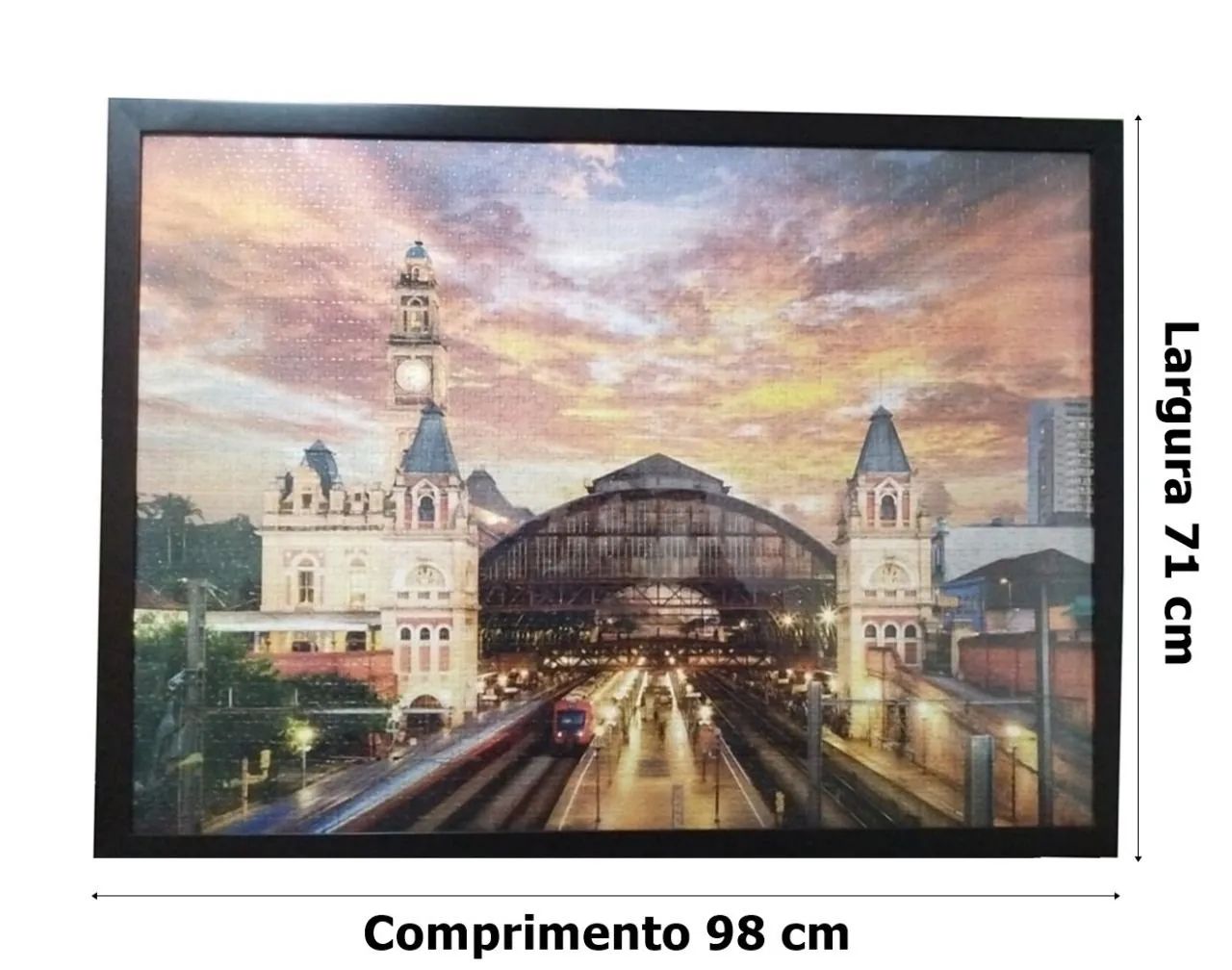Quadro quebra-cabeças estação da luz!