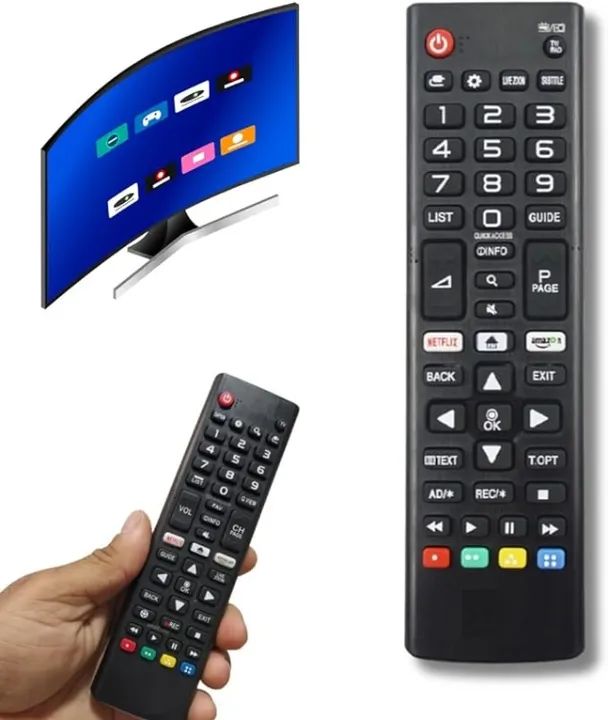 Controle Remoto Compatível com LG Smart TV Todos os Modelos da Marca - Foto 2