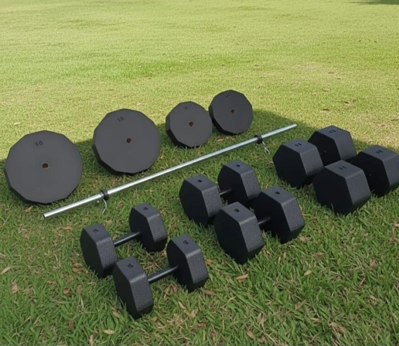 Kit de musculação 82kg