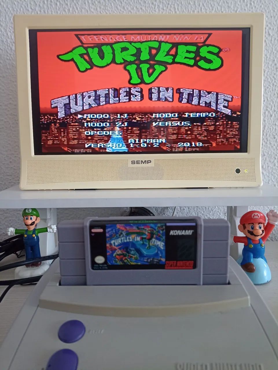 Cartucho Tartaruga Ninja para Super Nintendo  - Foto 4