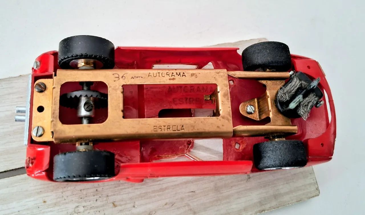 Carro de autorama estrela ford gt 40 década de 60 - Foto 5